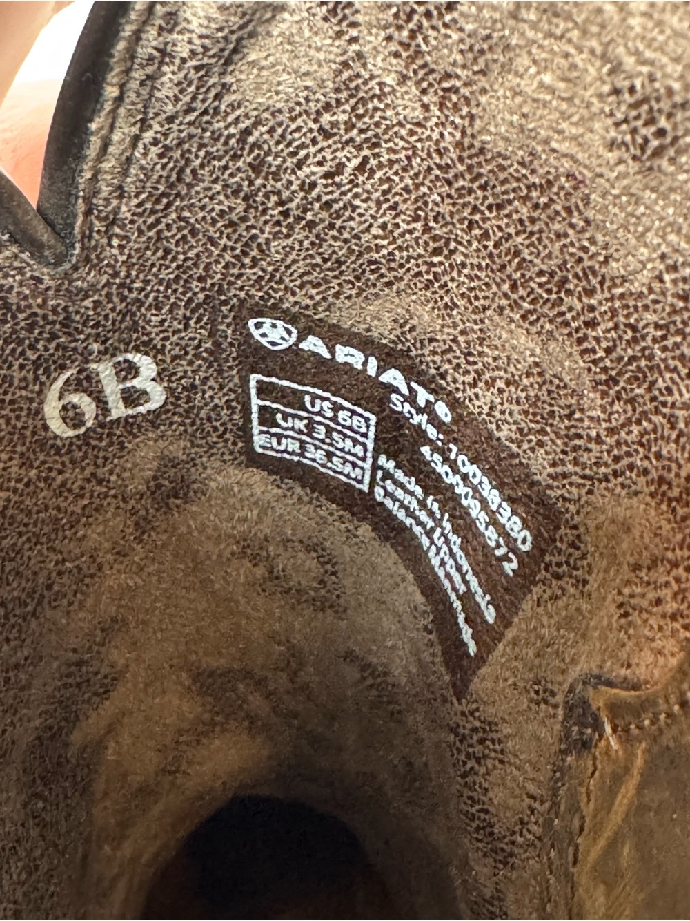 NWOT Ariat Brown Embroidered Leather Western Cowboy Boots - Picture 8 of 8